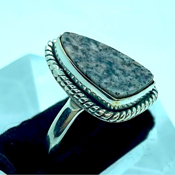 UV Reactive Yooperlite 925 Ring - Picture 1 of 4